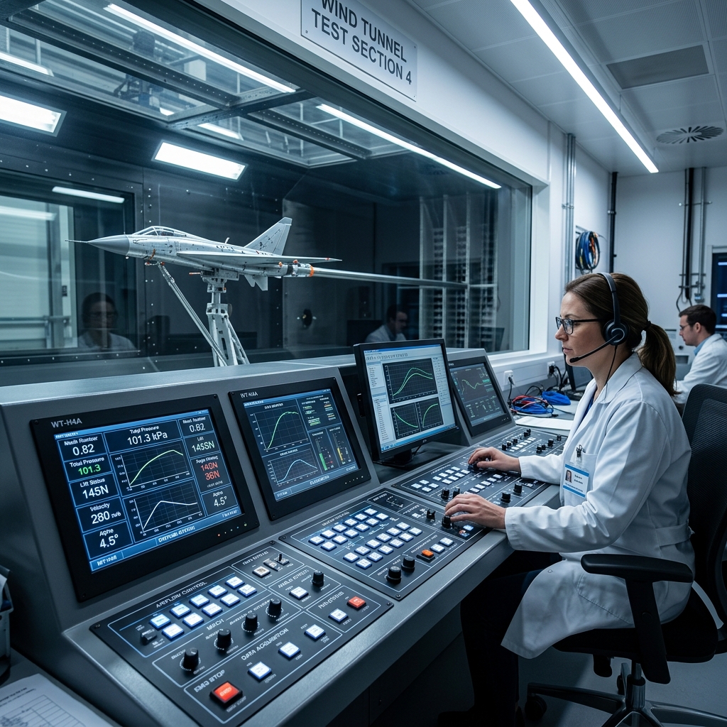 Wind Tunnel Control Panel